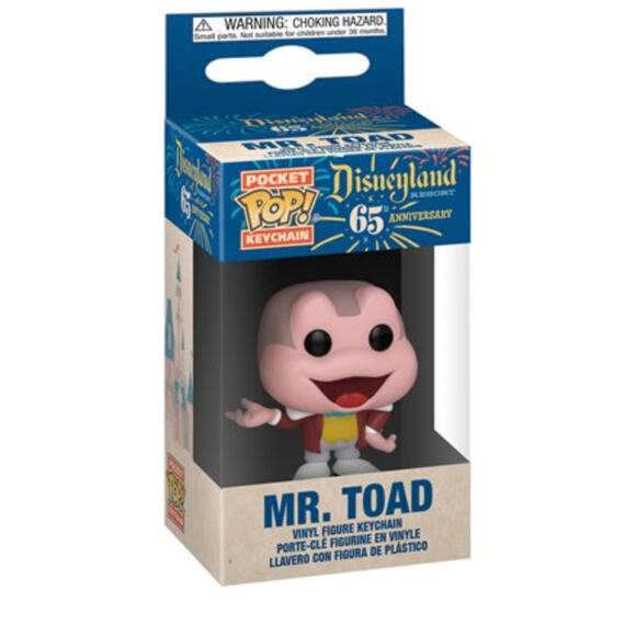 Disneyland 65th Anniversary Mr. Toad Funko Pocket Pop! Key Chain - Picture 1 of 5